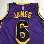 NBA 6 James Lakers 22-23 authentique Maillot Violet